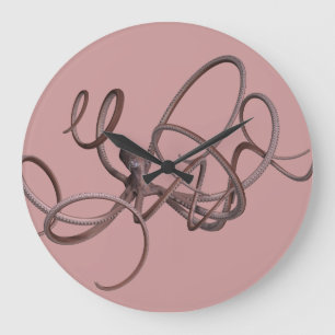 Giant Octopus Large Clock