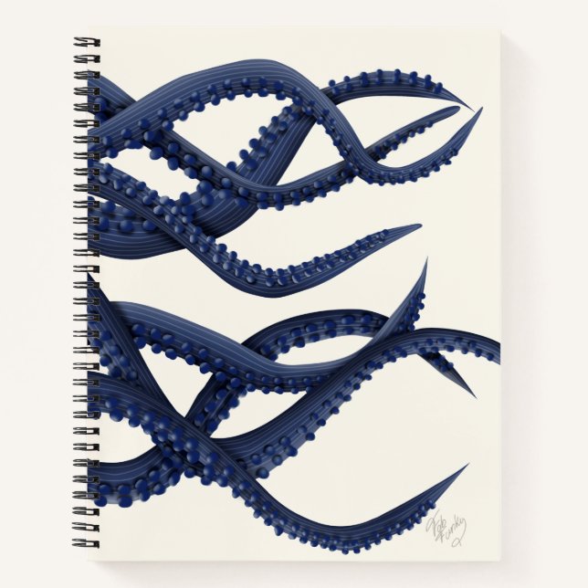 Giant Octopus Tentacles Notebook (Front)