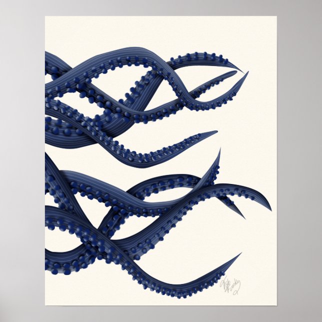 Giant Octopus Tentacles Poster (Front)