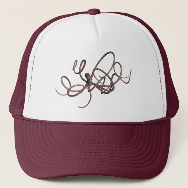 Giant Octopus Trucker Hat (Front)