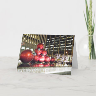 Giant Ornaments NYC Holiday Card