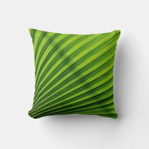 Giant Palm Leaf Pattern Cushion