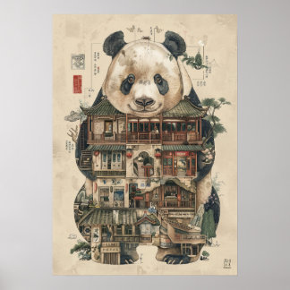 Giant Panda Anatomy Poster | Educational Science I