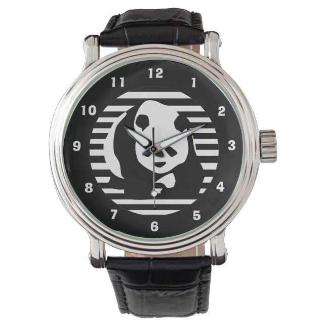 Giant Panda and Stripes Watch (Front)