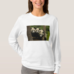 Giant panda babies Ailuropoda melanoleuca) T-Shirt