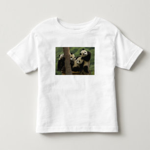 Giant panda babies Ailuropoda melanoleuca) Toddler T-Shirt