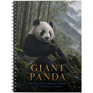 Giant Panda Bamboo Forest ANIMALS Notebook