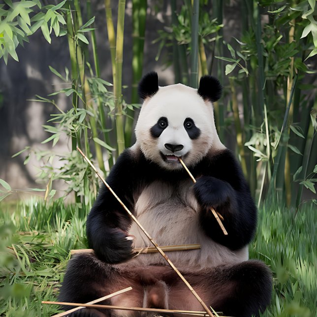 Giant Panda Bamboo Snack Jigsaw Puzzle (Creator Uploaded)