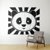 Giant Panda Bear - Adorable black white panda