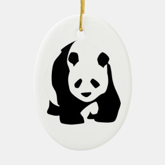 Giant Panda Bear Ceramic Tree Decoration