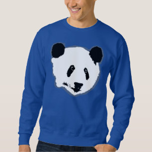 Giant Panda Bear Face Sweatshirt