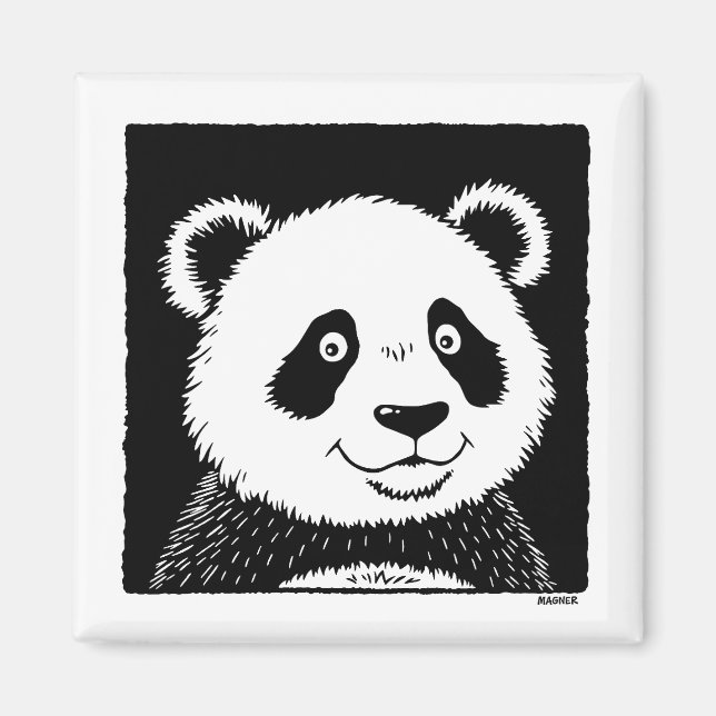Giant Panda Bear Magnet (Front)