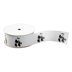 Giant Panda Grosgrain Ribbon