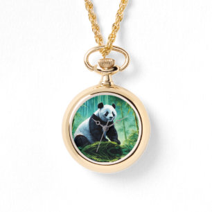 Giant Panda in Bamboo Forest Watch