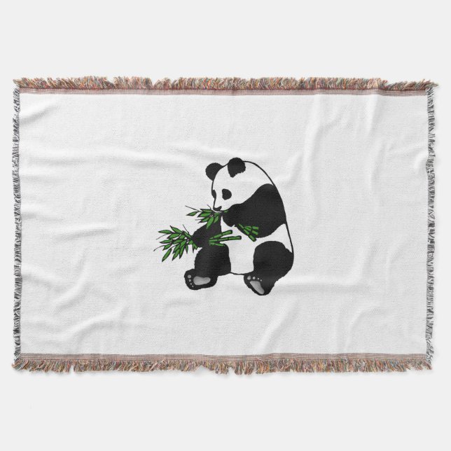 Giant Panda Throw Blanket (Front)