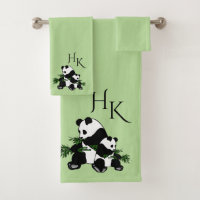 Giant Pandas Monogram