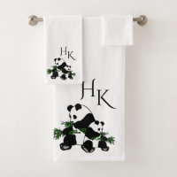 Giant Pandas Monogram
