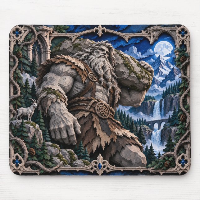 Giant, Paper Cut Monster Mouse Mat (Front)