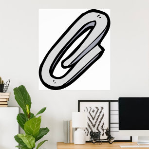 Giant Paperclip Poster