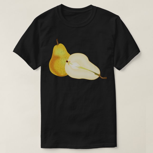 Giant Pear Graphic Fruit  T-Shirt (Design Front)