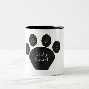 Giant Pet Paw Print Coffee Mug