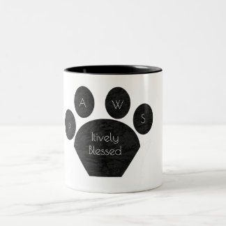Giant Pet Paw Print Coffee Mug