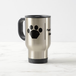 Giant Pet Paw Print  Travel Mug