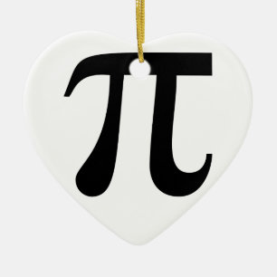 Giant "Pi" Symbol Ceramic Tree Decoration
