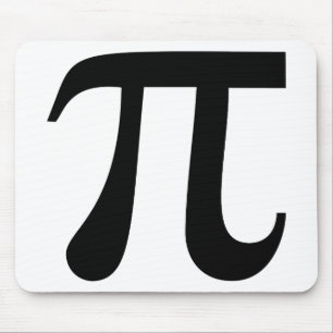 Giant "Pi" Symbol Mouse Mat