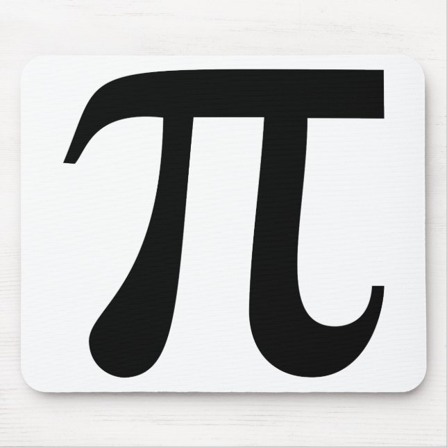 Giant "Pi" Symbol Mouse Mat (Front)