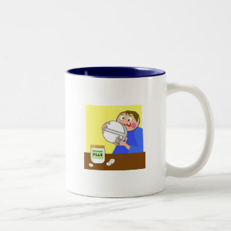 Giant Pill Two-Tone Coffee Mug