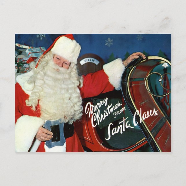 Giant-Post Card - Merry Christmas from Santa (Front)