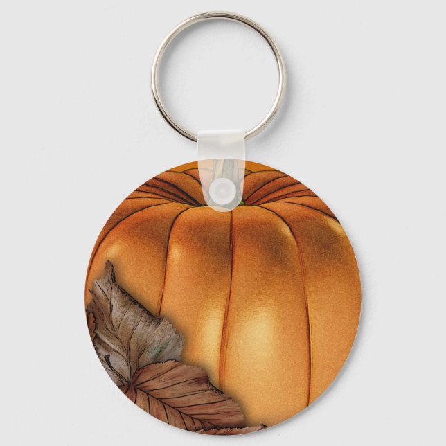Giant Pumpkin Keychain (Front)
