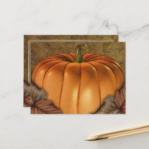 Giant Pumpkin Postcard