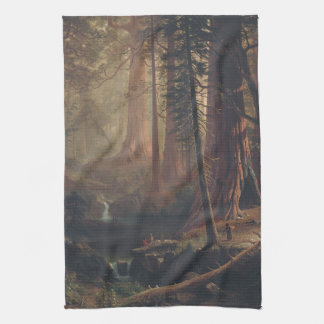 Giant Redwood Trees of California Tea Towel