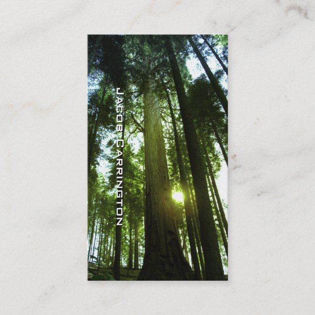 Giant Redwoods Business Card (Front)