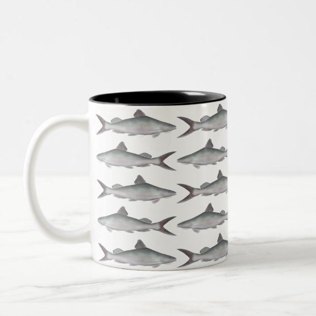 Giant River-catfish Two-Tone Coffee Mug (Left)