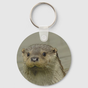 Giant River Otter Keychain