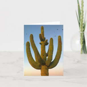 giant saguaro notecard (blank inside)