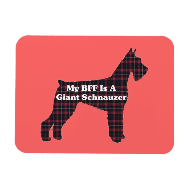Giant Schnauzer BFF Magnet (Horizontal)