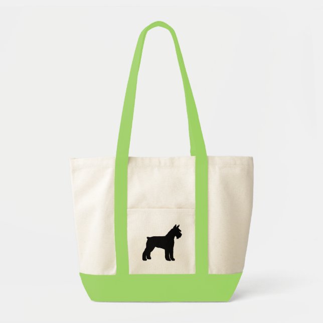 Giant Schnauzer (black) Tote Bag (Front)