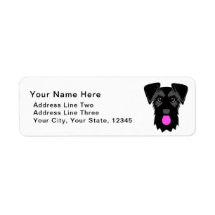 Giant Schnauzer Cute Cartoon Drawing