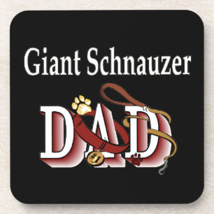 Giant Schnauzer Dad Coaster