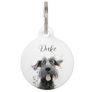 Giant Schnauzer Dog IDTag Pet Tag