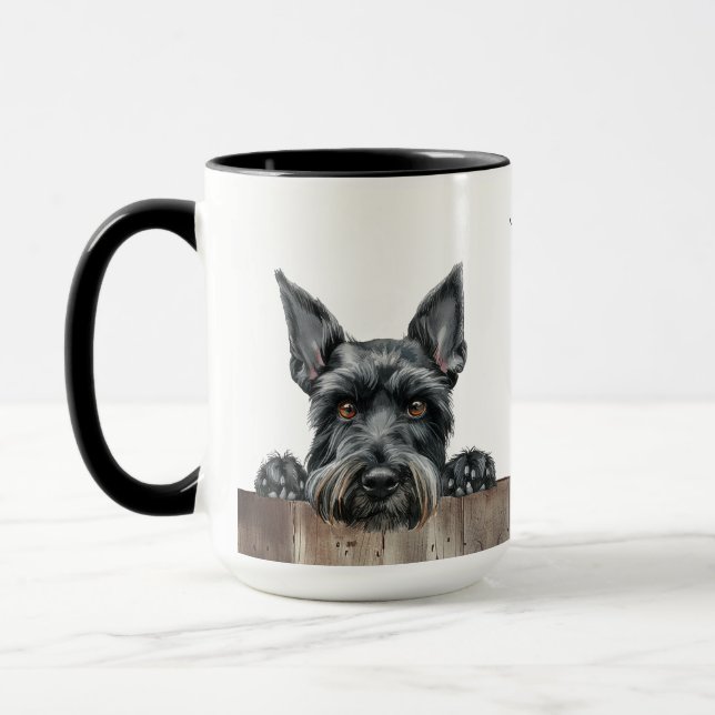 Giant Schnauzer Dog Mug (Left)