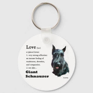 Giant Schnauzer Gifts Key Ring