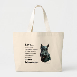 Giant Schnauzer Gifts Large Tote Bag