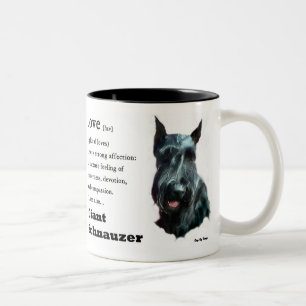 Giant Schnauzer Gifts Two-Tone Coffee Mug