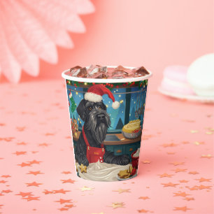 Giant Schnauzer Holiday Baking: Festive Christmas Paper Cups