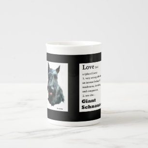 Giant Schnauzer Love Is Gifts Bone China Mug